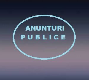 ANUNTURI PUBLICE