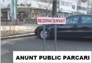 ANUNT PARCARI