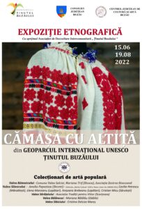 Afis_ Expozitie Camasa cu Altita din Geoparcul Tinutul Buzaului_2022 (002)